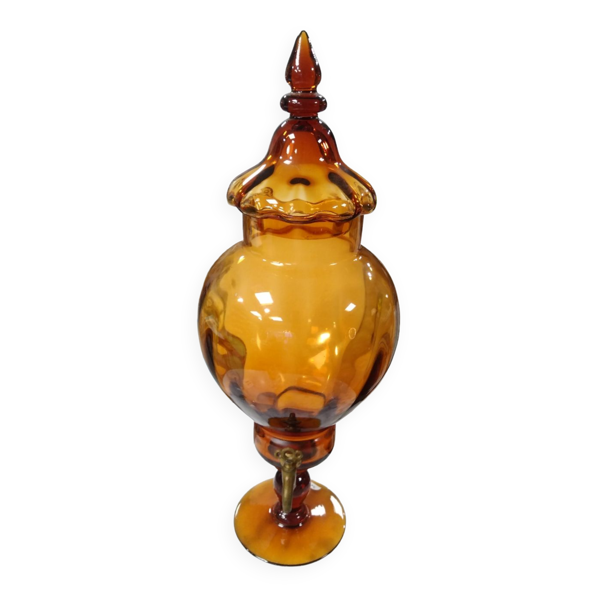 Glass fountain
