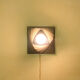 Mid-century grey metal wall light, The Netherlands 1960's