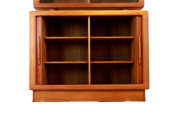 Vintage Danish design Dyrlund two-piece cabinet