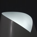 Vintage lamp "Ribbon" folded metal lacquered white design by Claire Norcross & Habi