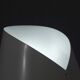Vintage lamp "Ribbon" folded metal lacquered white design by Claire Norcross & Habi