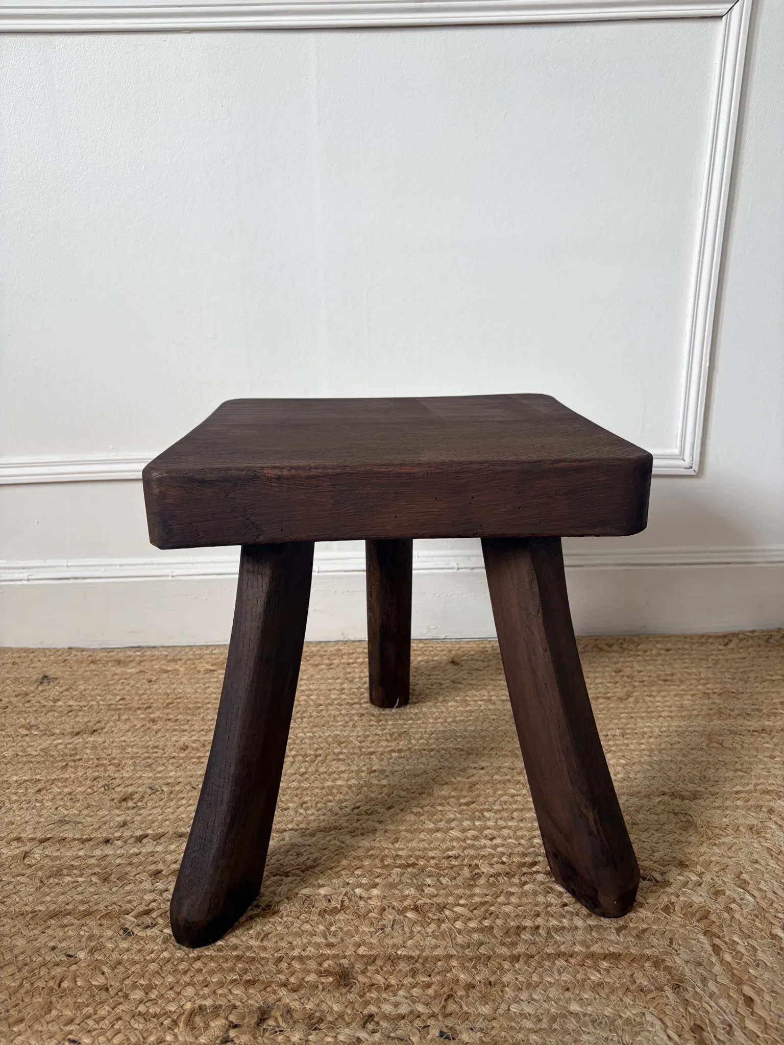 Brutalist tripod stool