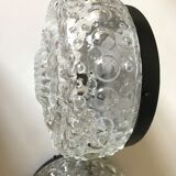 Glass ceiling light circa 1960