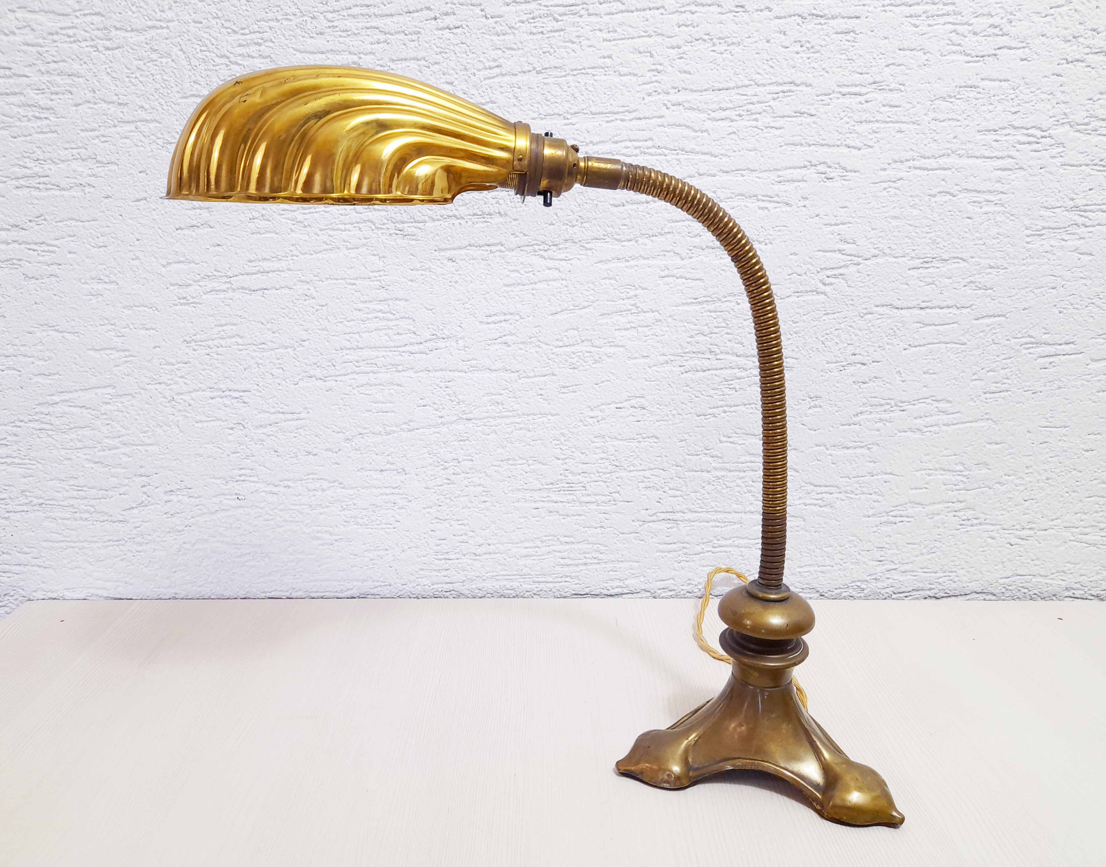 Lampe "coquillage" Art Nouveau
