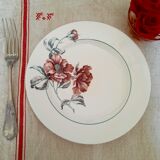 Assiettes plates dépareillées