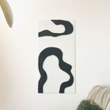 Tableau en bois - Imi n°1 - 60x120 cm