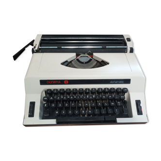Olympia Alphamatic typewriter with Notice