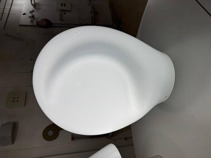 Large Munega Table Lamp in Murano Glass by Luciano Vistosi, 1980s