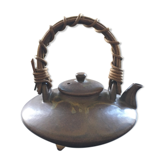 Chinese teapot rattan handle
