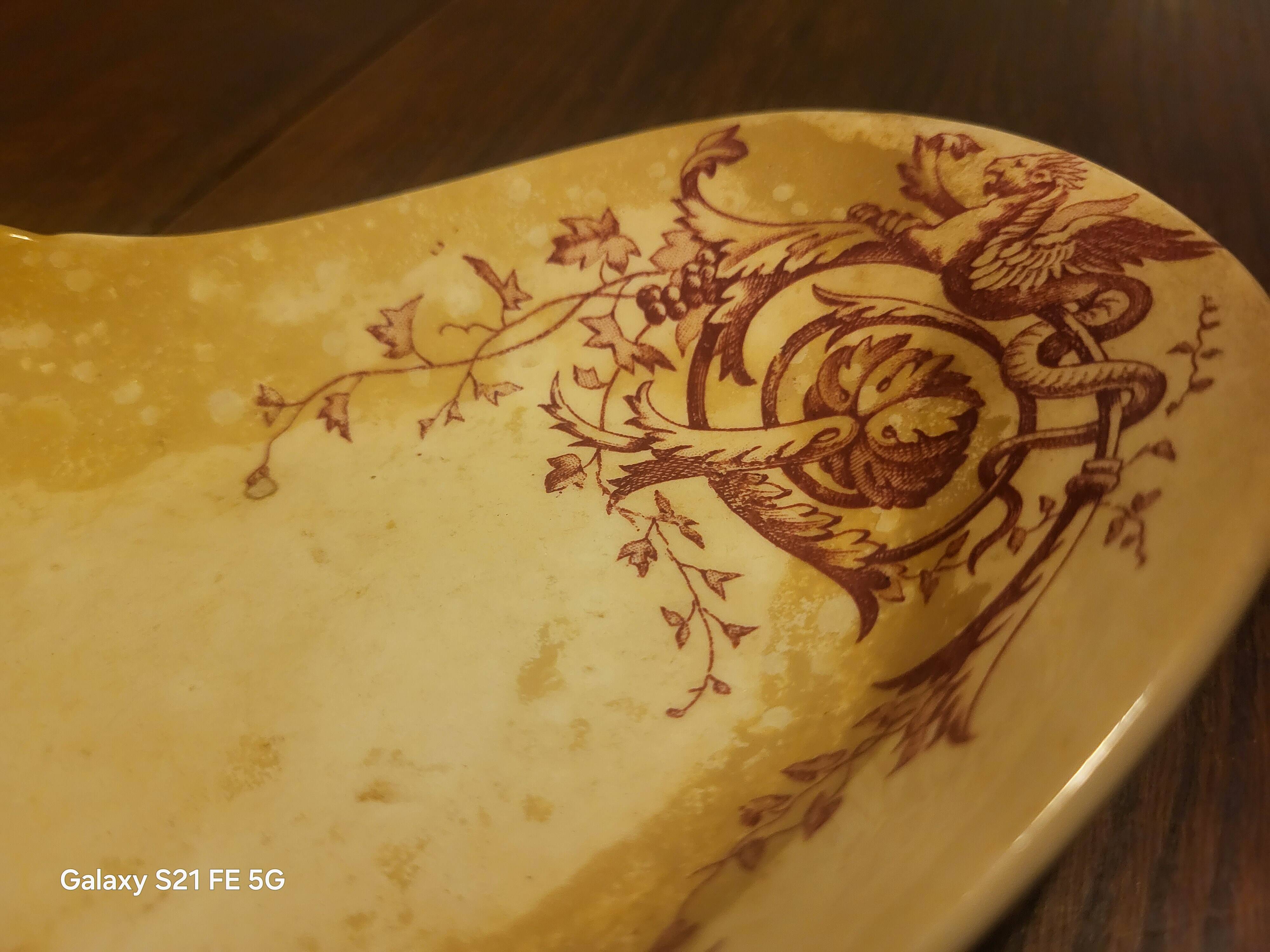 Old serving platter - ironstone