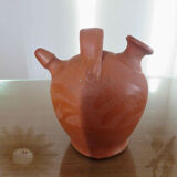Jug, terracotta gargoulette