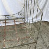 Wrought iron folding bed