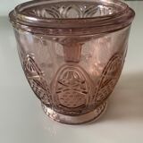 Pink glass candy maker