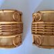 Pair d'appliques bambou vintage