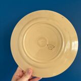 Set of 10 Lunéville Flore Vintage Flat Plates, antique earthenware
