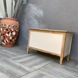 Vintage toy chest with removable heart