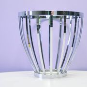 Vintage chrome fruit basket