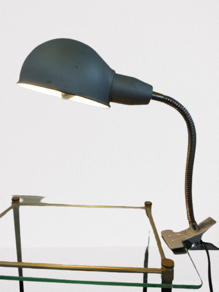 Lampe de bureau flexible style industriel