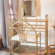 Mid century vintage art deco gold hairdresser