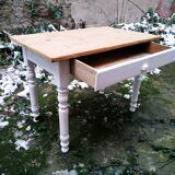 Patinated fir table