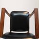 Teak and leather chairs, Denmark 1960s