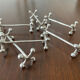 6 knife holder Christofle silver metal nineteenth century