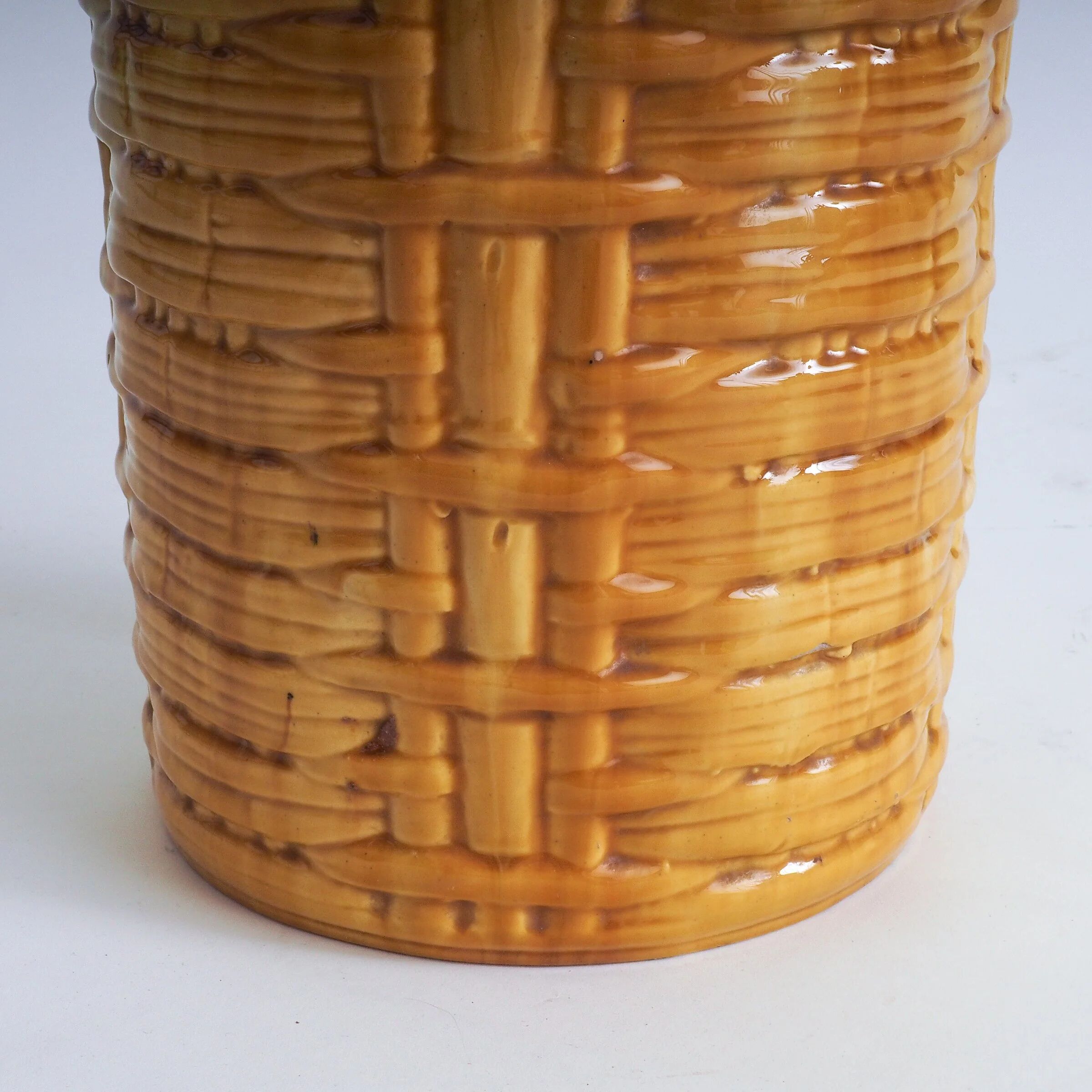 Vintage ceramic floor vase