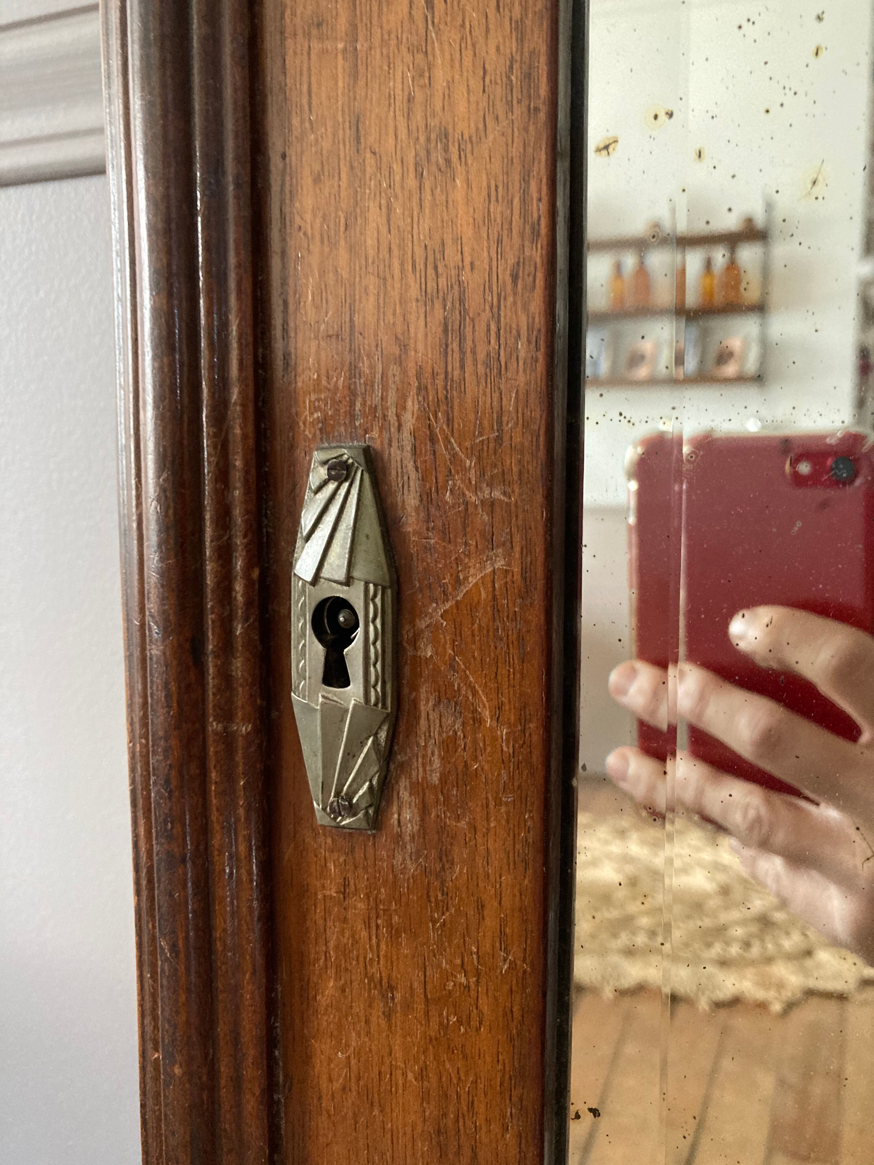 Mirror art deco vintage 167cm