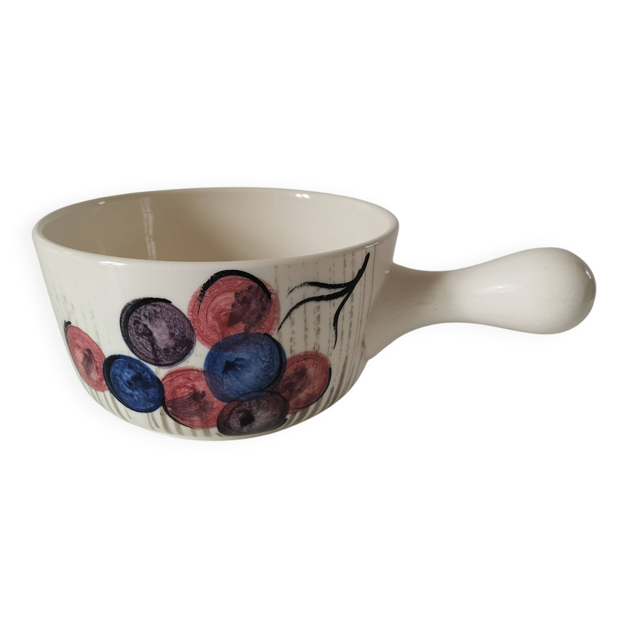 Vintage earthenware fondue pot – Zell am Harmersbach (Germany)