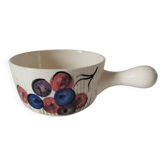 Vintage earthenware fondue pot – Zell am Harmersbach (Germany)