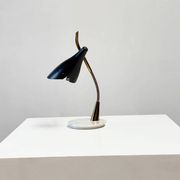 Lampe de table italienne par Oscar Torlasco pour Lumi