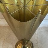 Vintage brass umbrella stand
