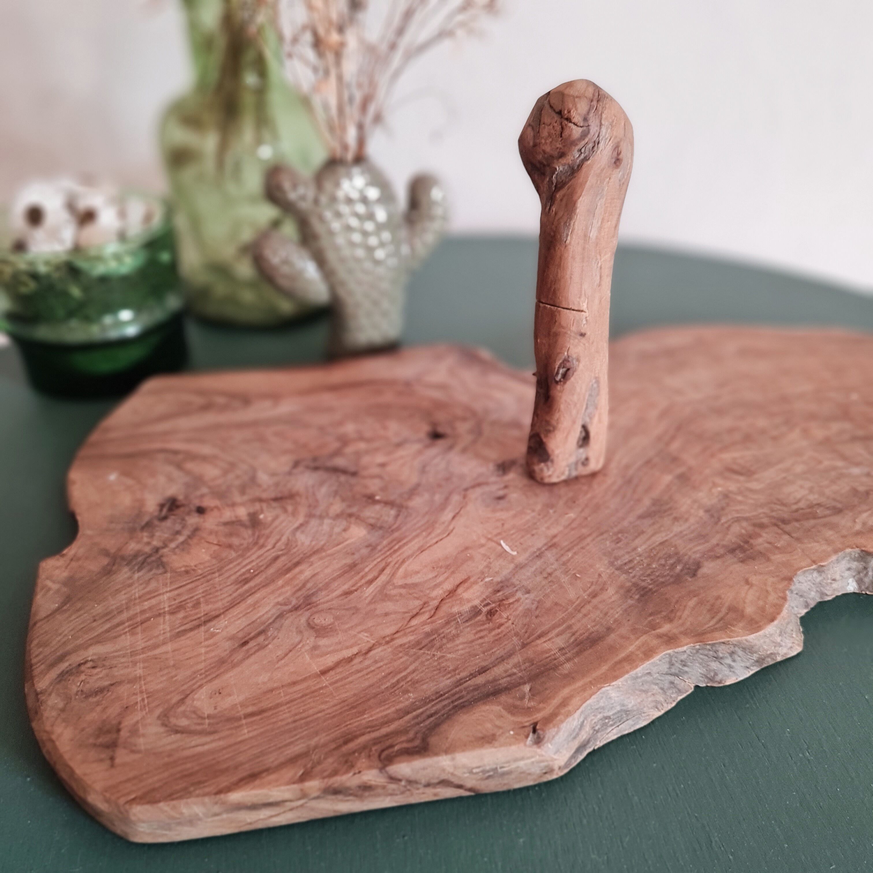 Brutalist wooden top