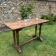 Table de bistrot en bois ancienne