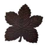 Dessous de plat feuille d'automne