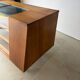 Antique teak craft shop furniture / counter / haberdashery display cabinet.