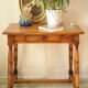 Antique walnut side table