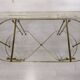 Golden brass coffee tables
