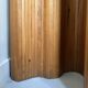 Paravent, claustra modulable en bois style Baumann, 1950
