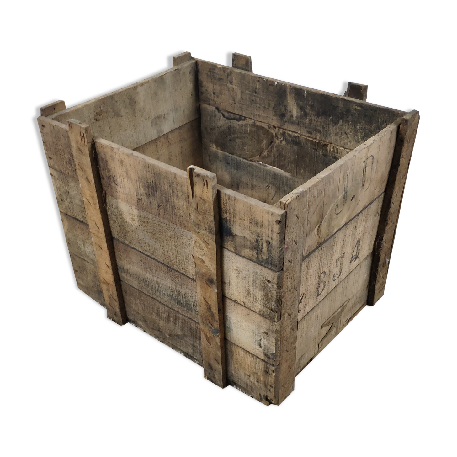 Wooden transport box