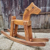 Vintage rocking wooden horse