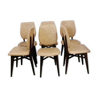 Lot of 6 vintage chairs