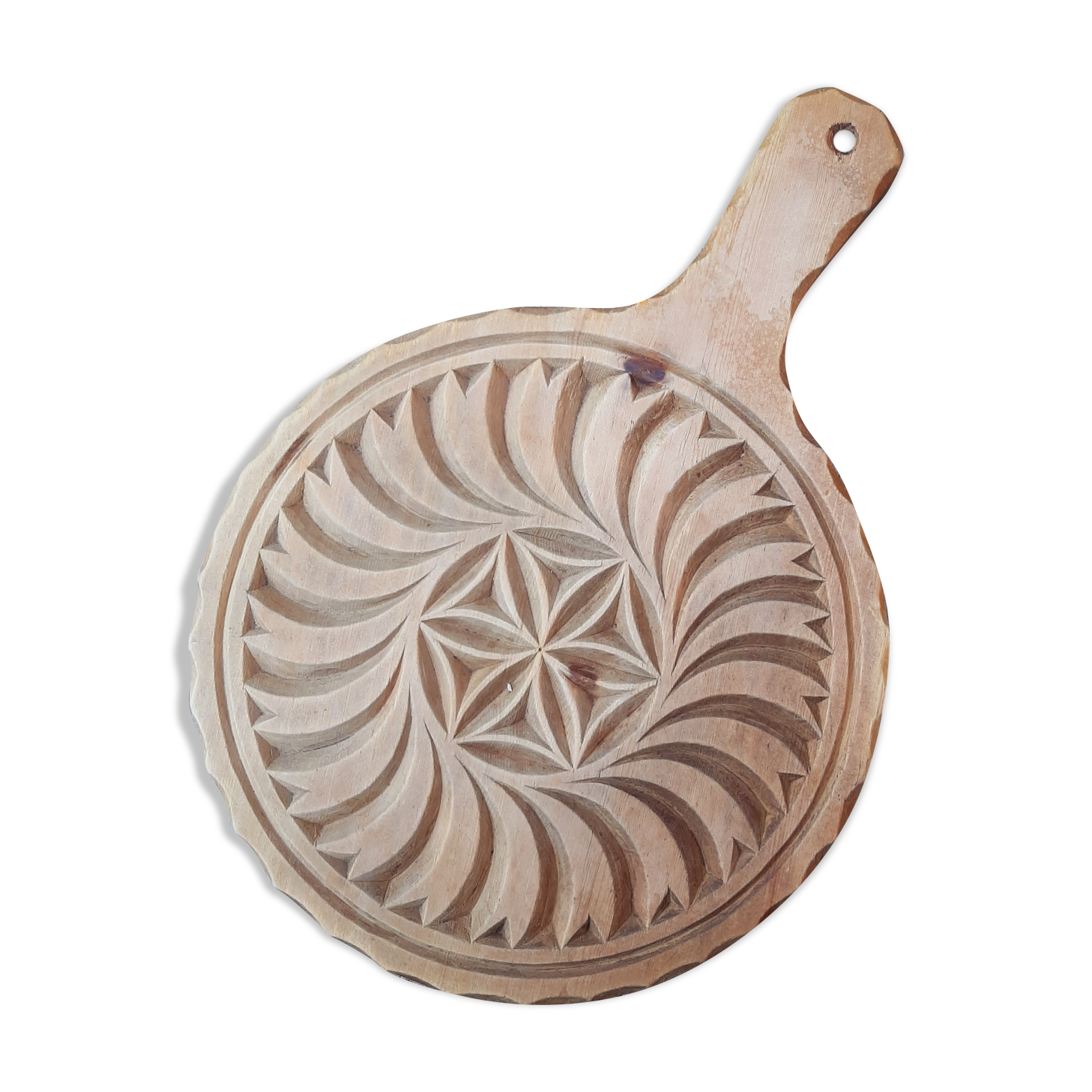 Vintage chiseled wood trivia