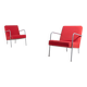 Ensemble de 2 fauteuils vintage style bauhaus d'ikea