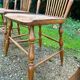Set of 4 Windsor chairs in solid beech