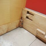 Art Deco sycamore bed