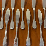 Christofle Vendome shell, fish cutlery and serving cutlery