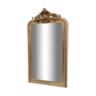 Ancien grand miroir doré style Louis XV