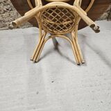 Vintage bamboo table 1980"