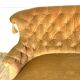 Sofa yellow velvet